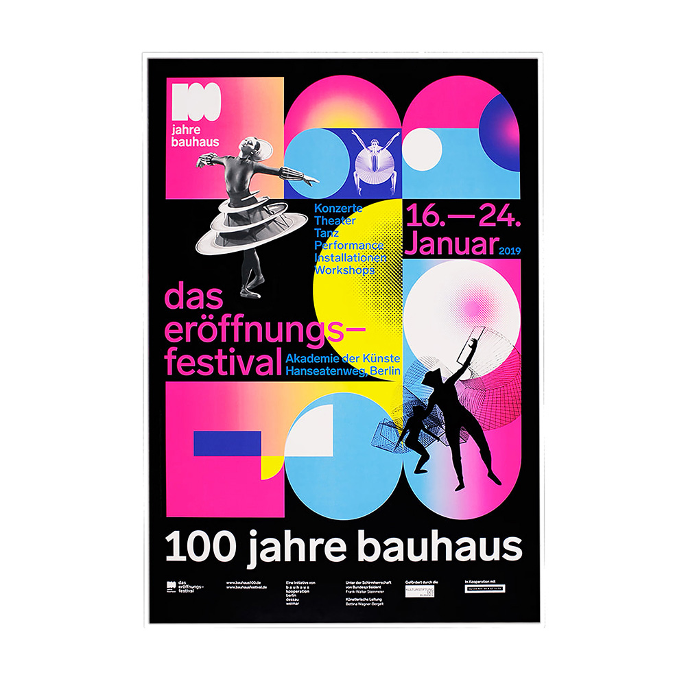 100 jahre bauhaus - eröffnungsfestival | black