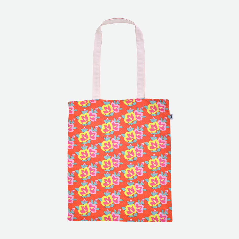 Jungryeo ecobag-Rose of sharon with dots