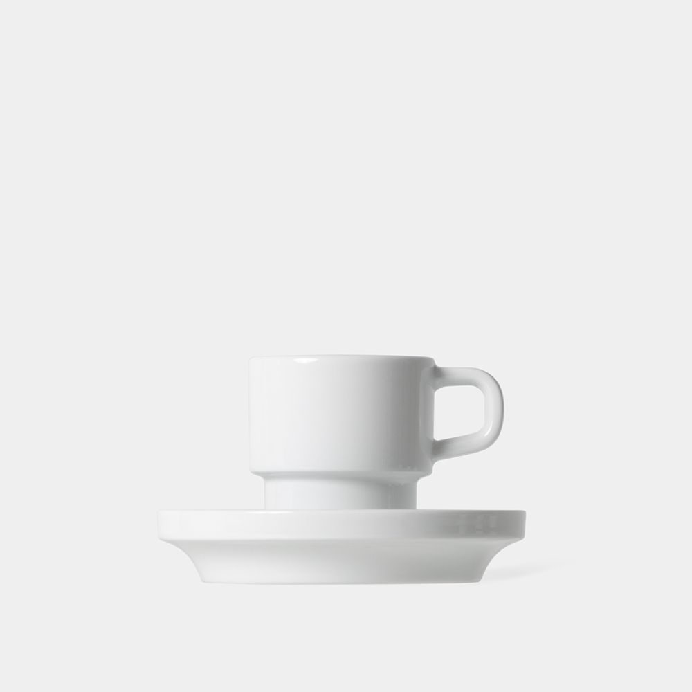 Espresso Cup and Saucer 75ml, 2.5oz / 분나 에스프레소 컵 앤 소서,