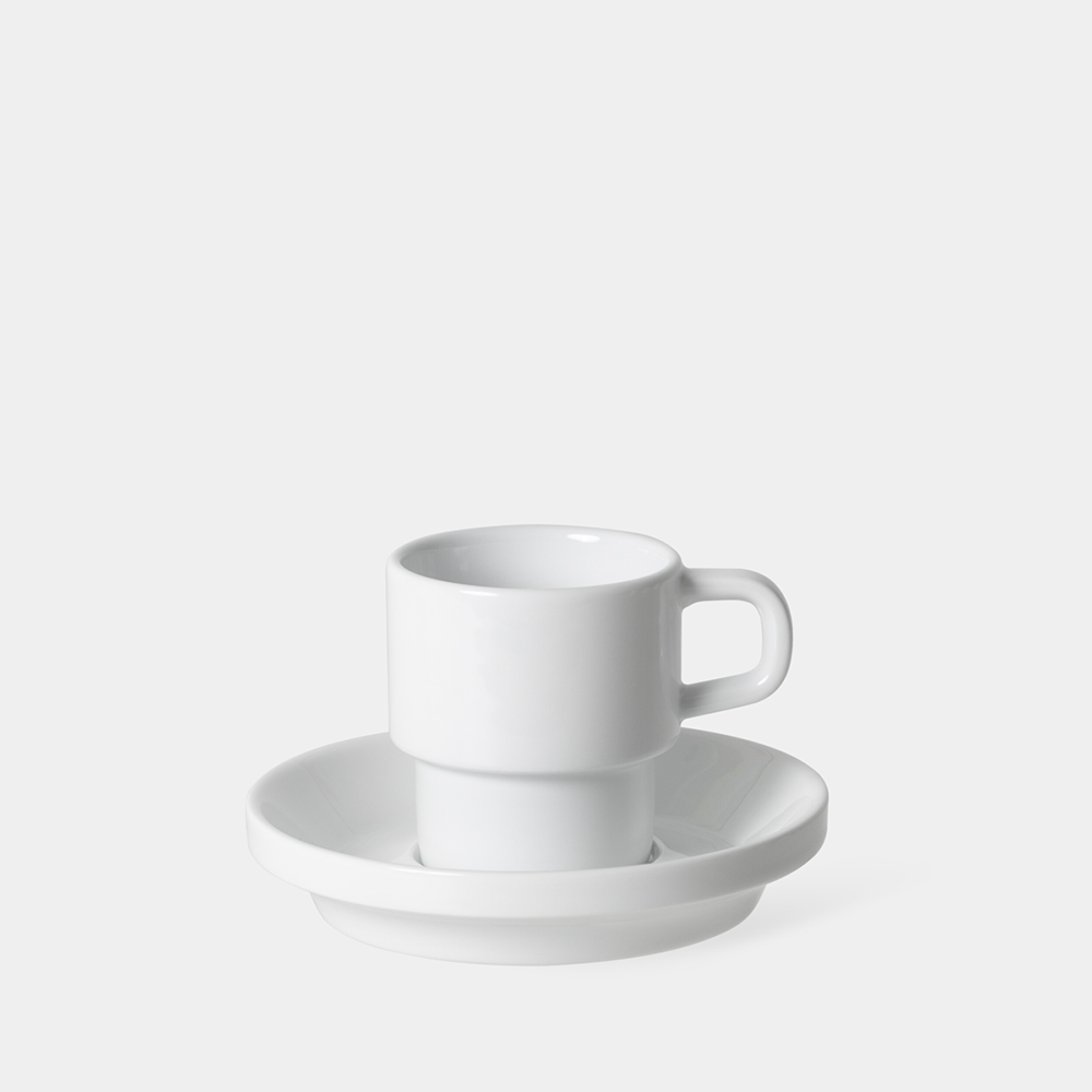 Espresso Cup and Saucer 75ml, 2.5oz / 분나 에스프레소 컵 앤 소서,
