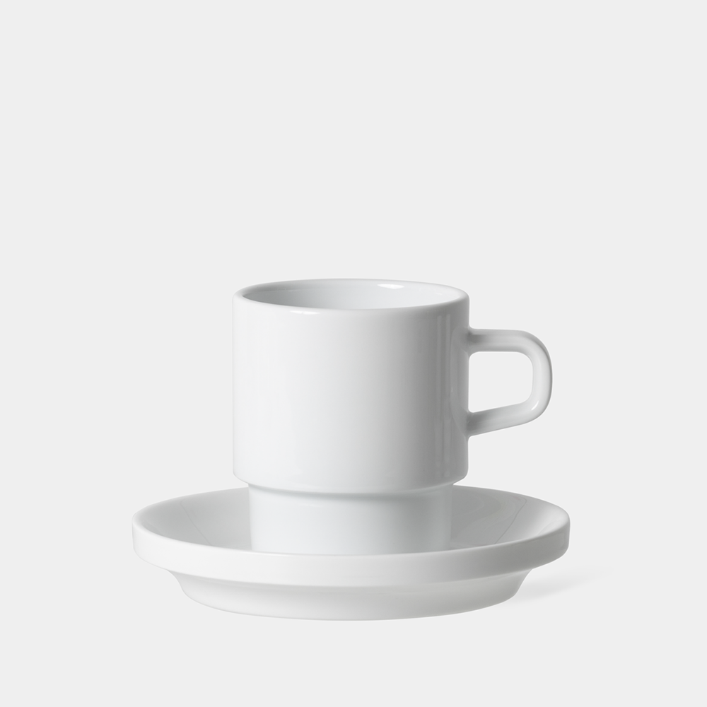 분나 플랫화이트 컵 앤 소서 / Flat White Cup & Saucer 150ml, 5oz