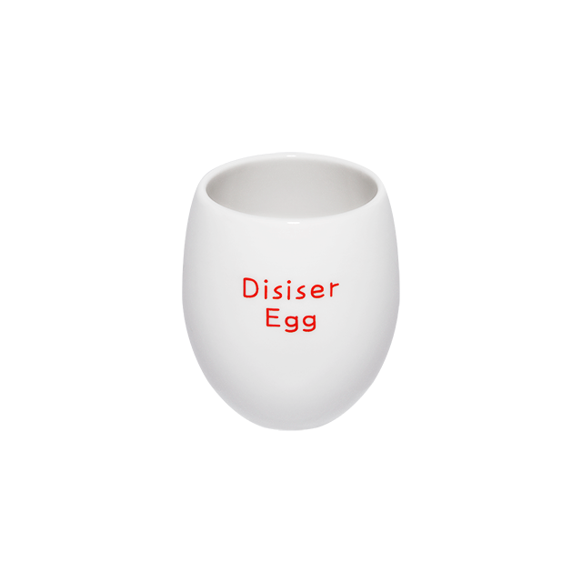 Disiser Egg (White_2pcs)_소주잔