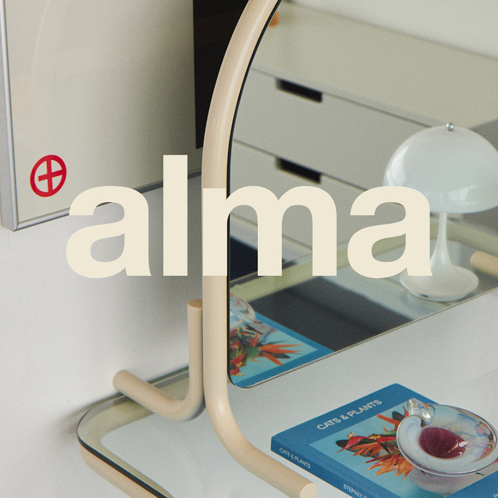 alma vanity table set
