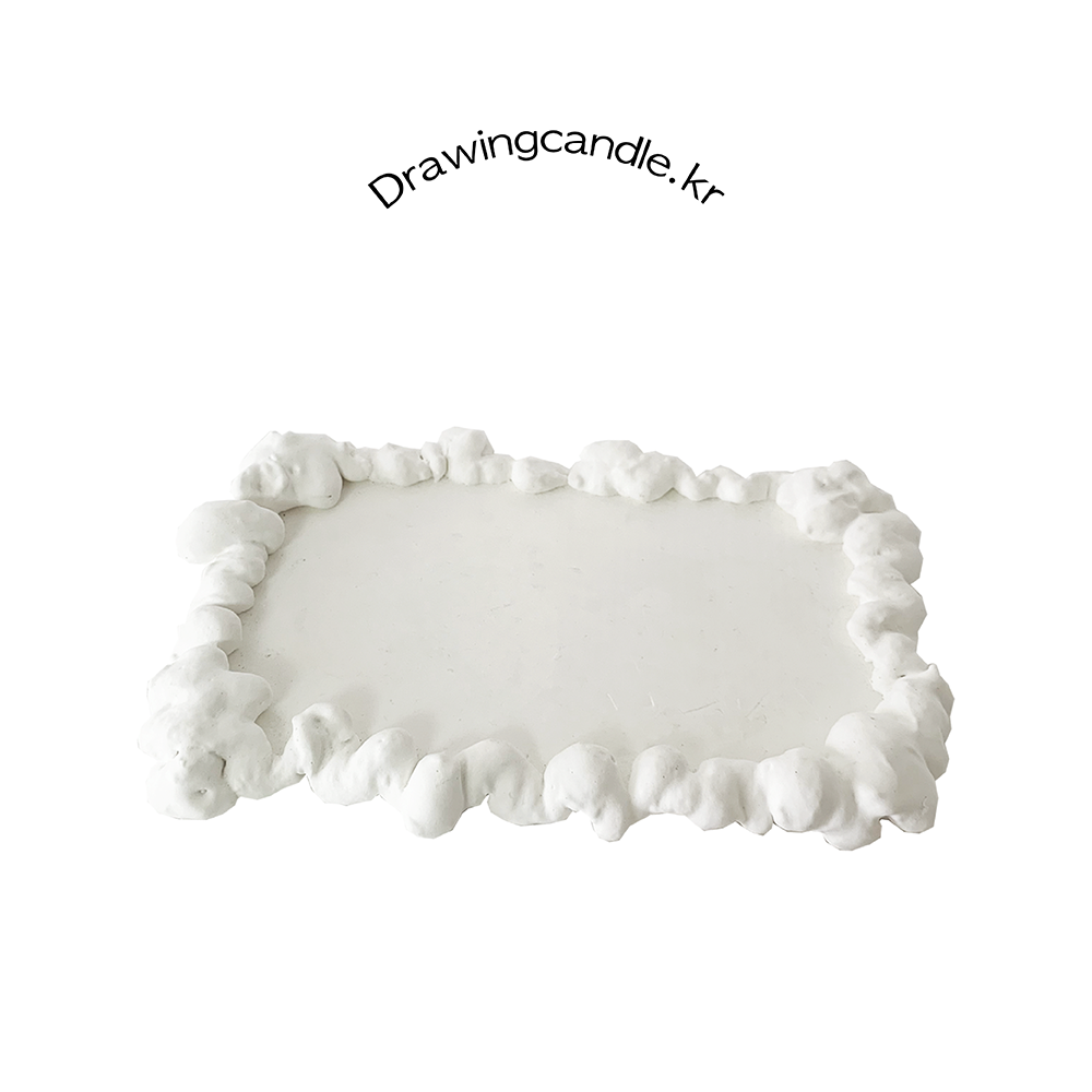 Cloud Plate - white