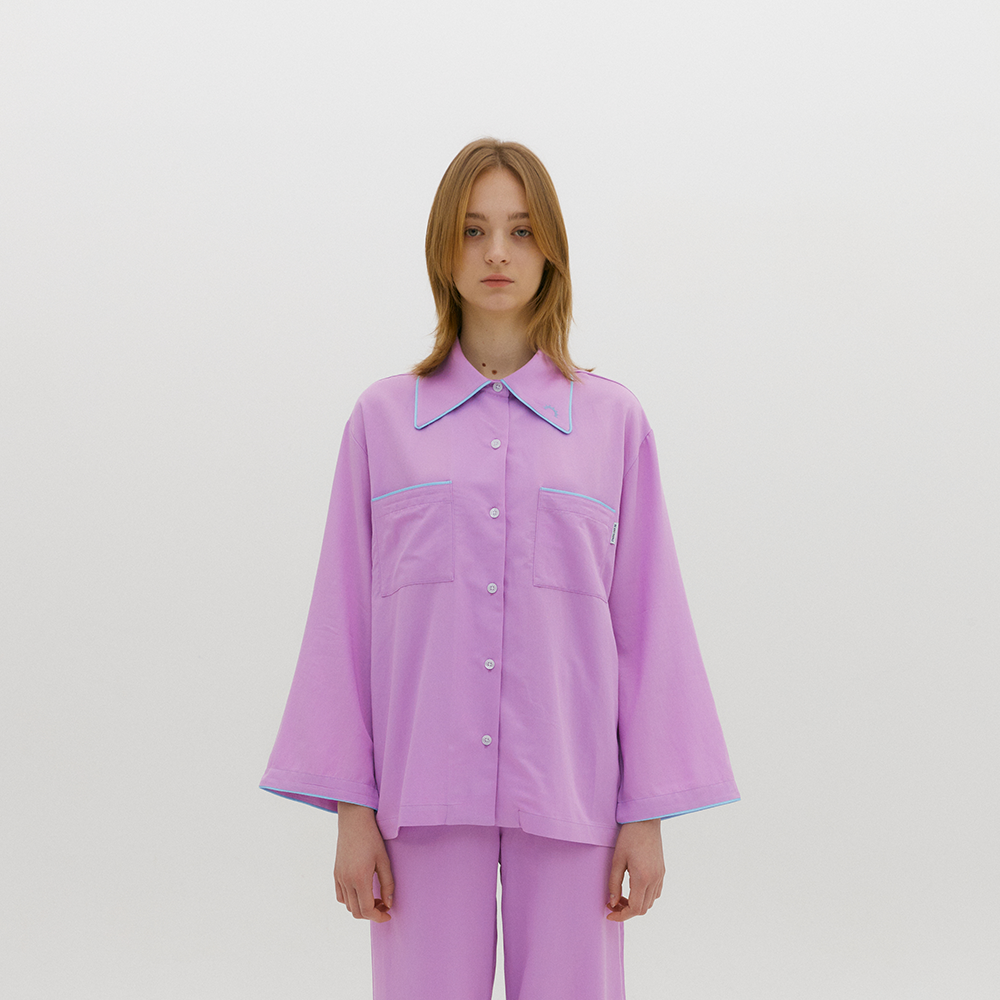 (Women) Essential PJ Shirts Lavender