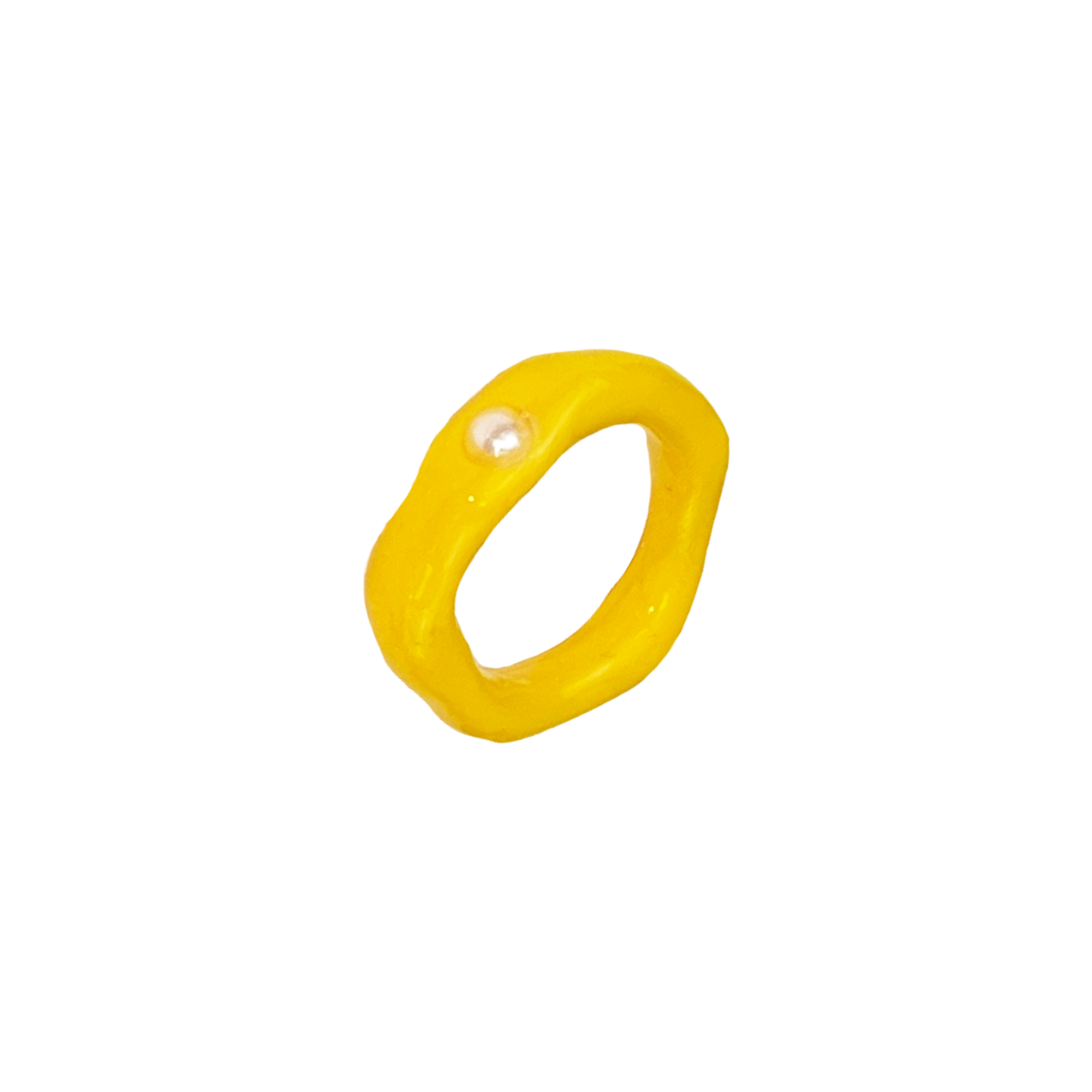 Yellow Wave Ring
