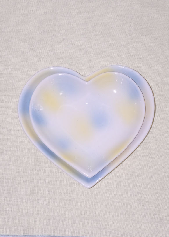 gredient heart plate