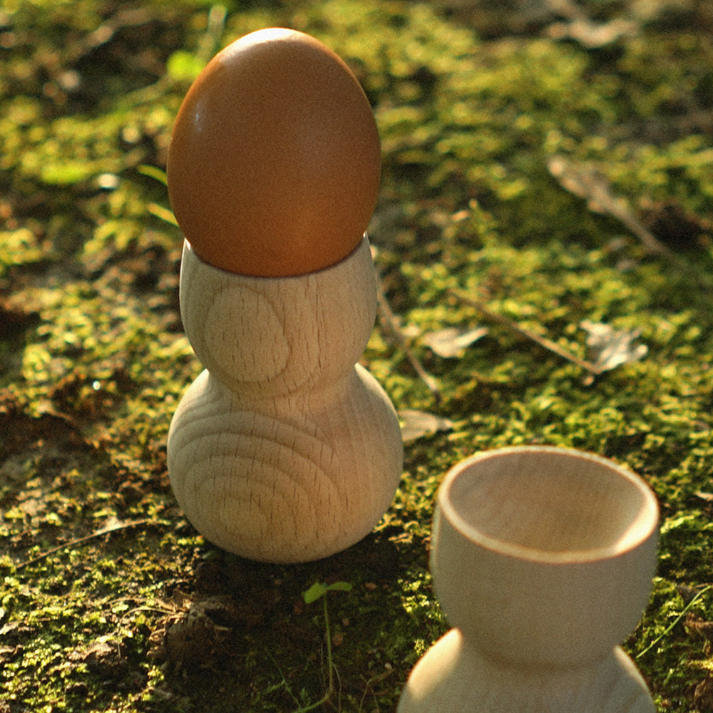 Wavy Egg- Wood 에그 스탠드(우드)