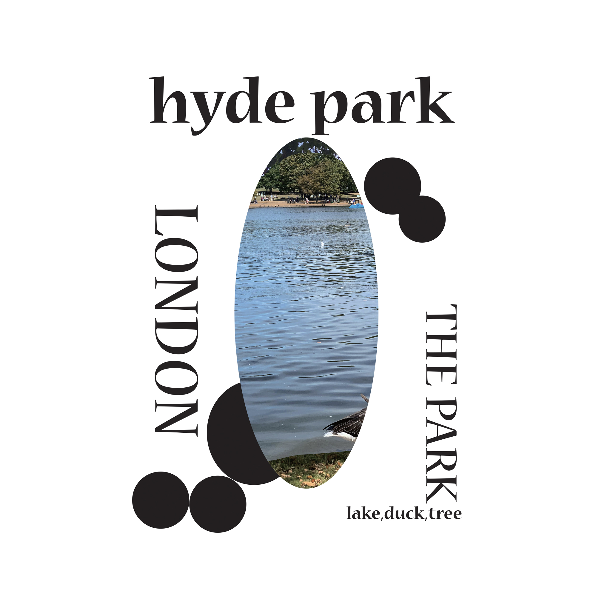 Hyde park 양면 포스터