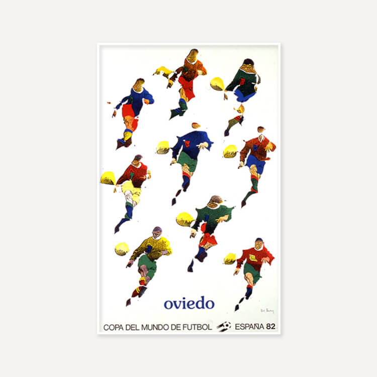 폴 뷰리 / World Cup Poster 1982 Oviedo, Spain