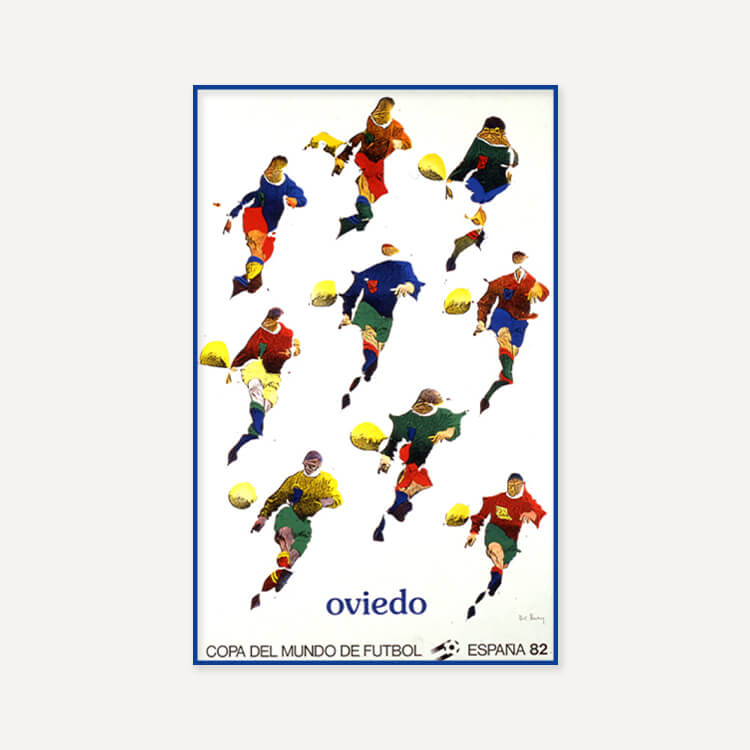 폴 뷰리 / World Cup Poster 1982 Oviedo, Spain