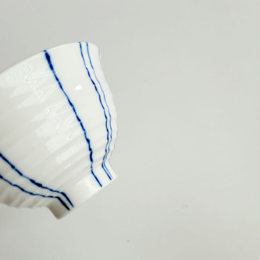 [hyun-arts] 손으로 그린 청화 수제 밥공기 보울(6가지무늬 중 택1) 현아트