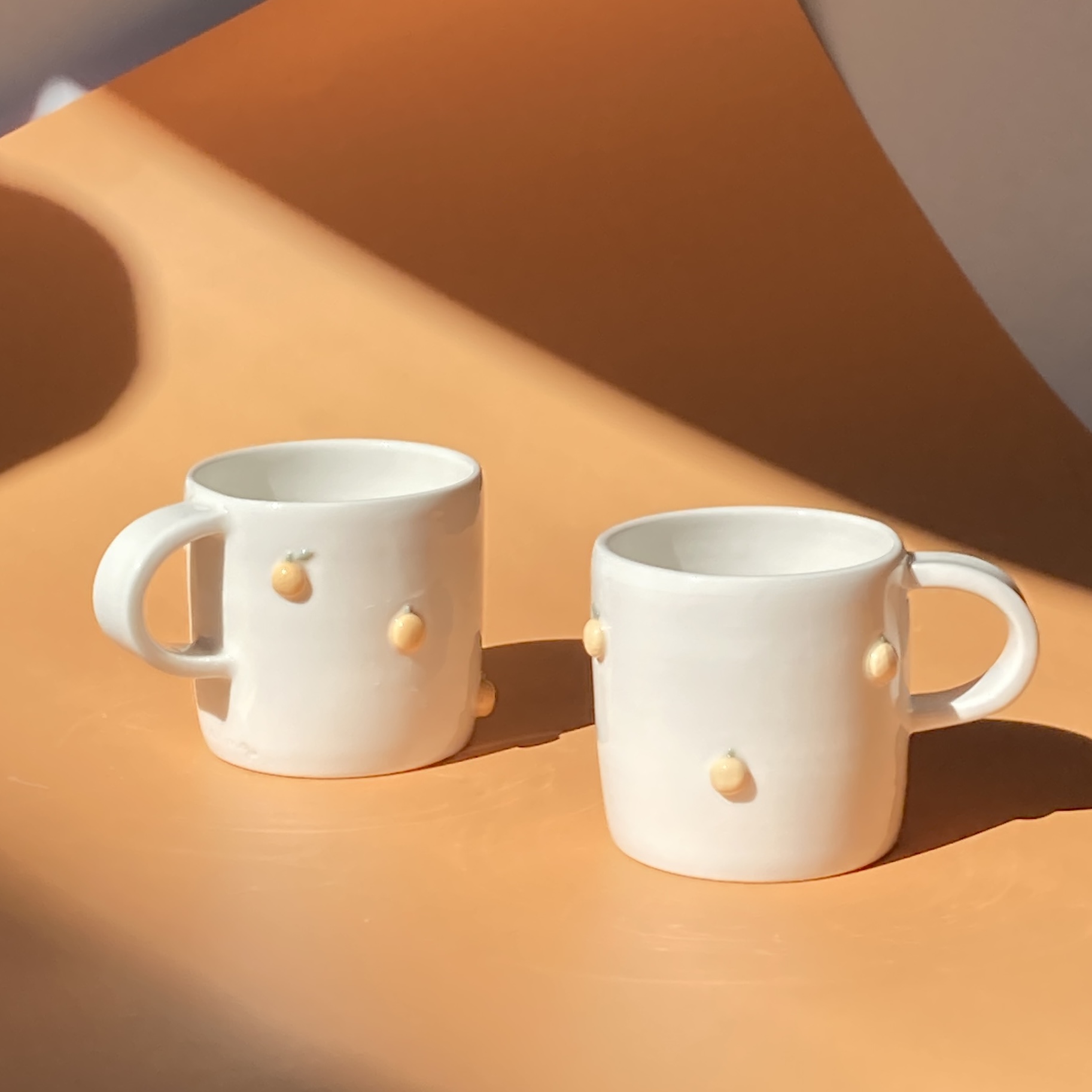 Tangerine mug