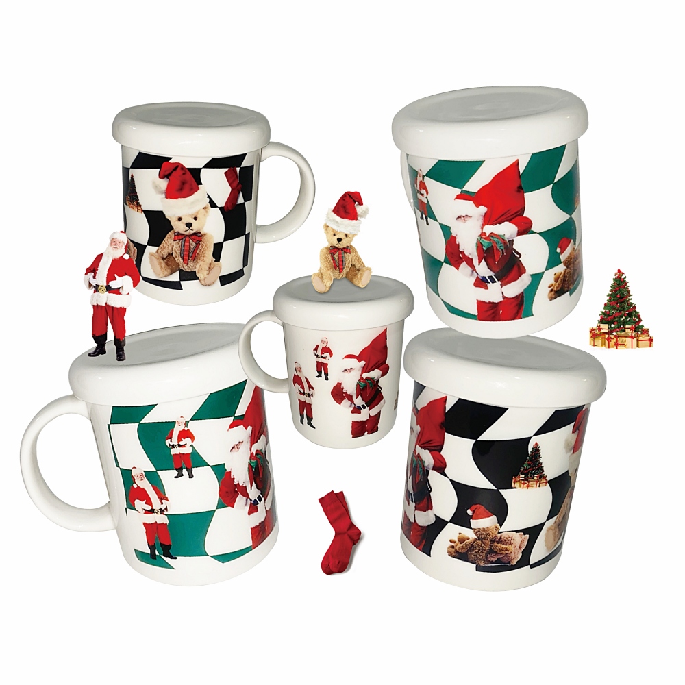 Christmas bear simple mug
