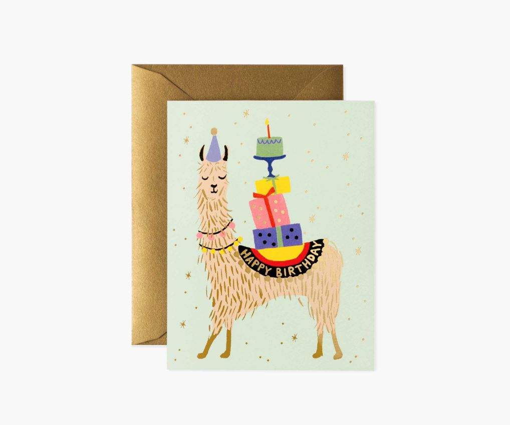 Llama Birthday 생일 축하 카드