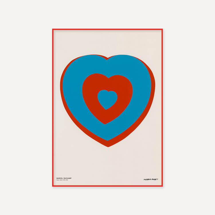마르셀 뒤샹 / Coeurs Volants (Fluttering Hearts), 1961