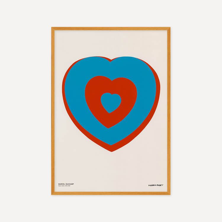 마르셀 뒤샹 / Coeurs Volants (Fluttering Hearts), 1961