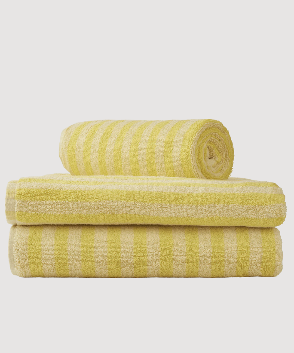 Bongusta - Naram Towel (Pristine & Neon yellow)