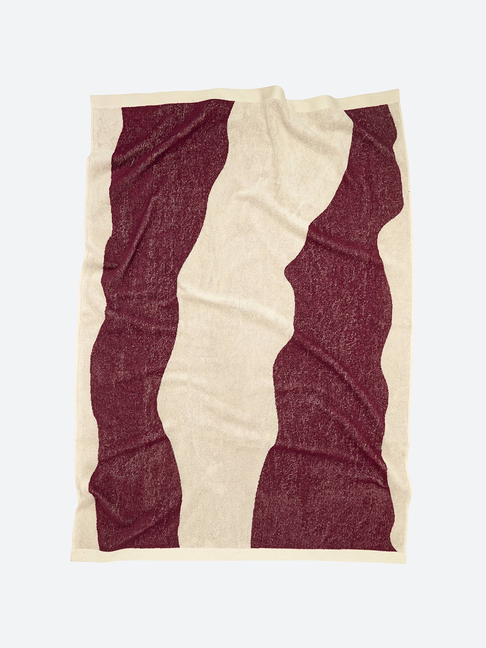 OAS - Burgundy Bone Towel