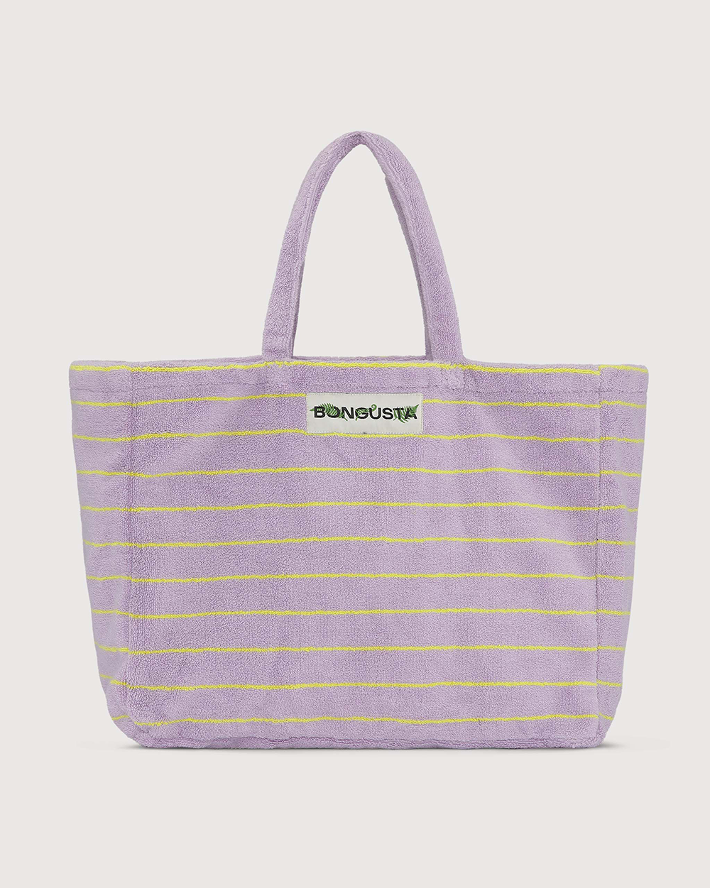 (Bongusta) Naram Weekend bag - Lilac & Neon yellow