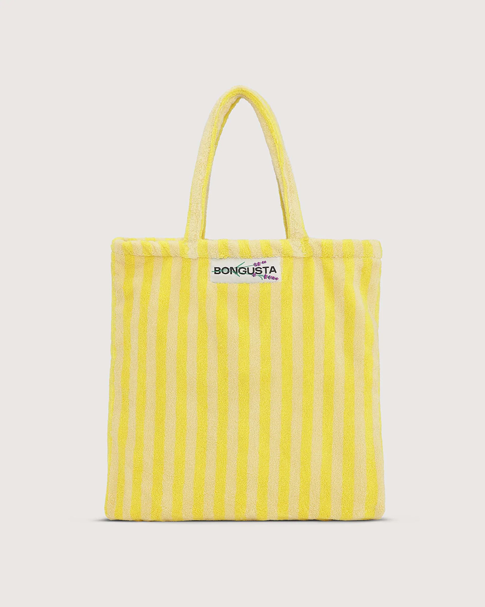 (Bongusta) Naram Tote bag - Pristine & Neon yellow