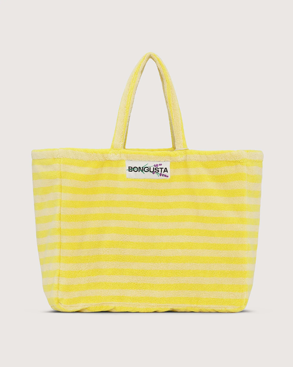 (Bongusta) Naram Weekend bag - Pristine & Neon yellow
