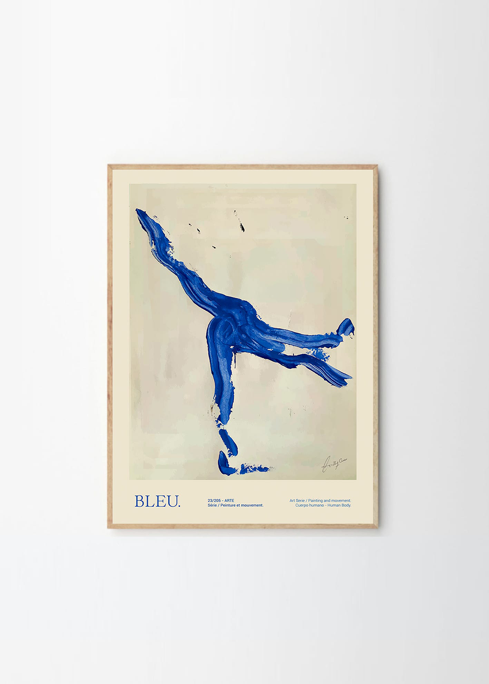 (The Poster Club) Lucrecia Rey Caro, Bleu