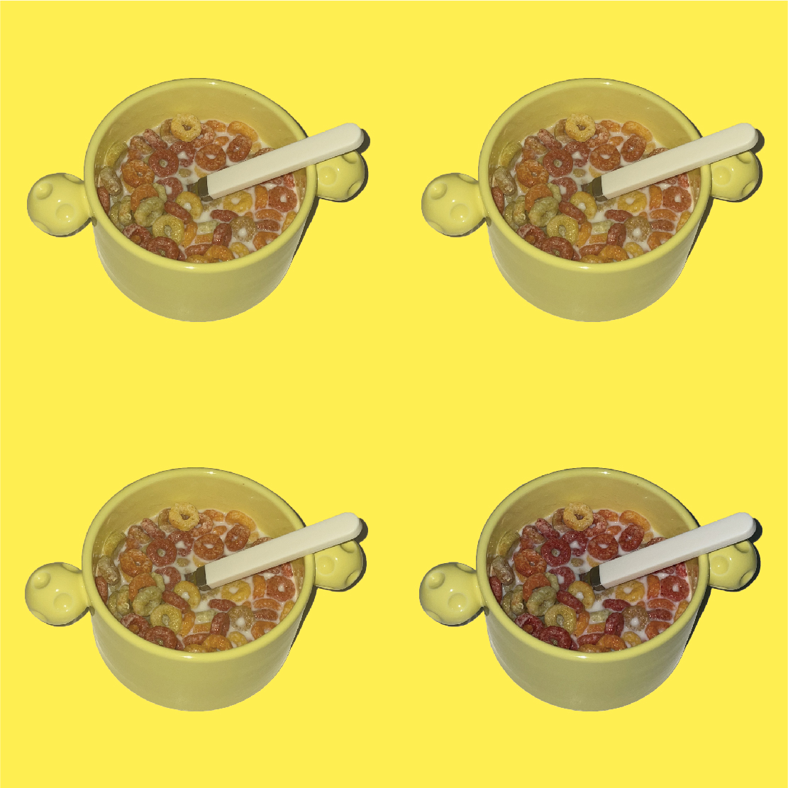 Pucca cereal bowl(glossy yellow)