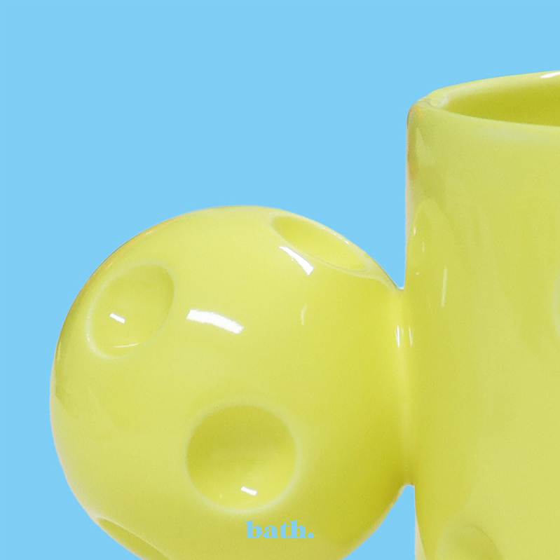 Signature sphere mug(glossy yellow)