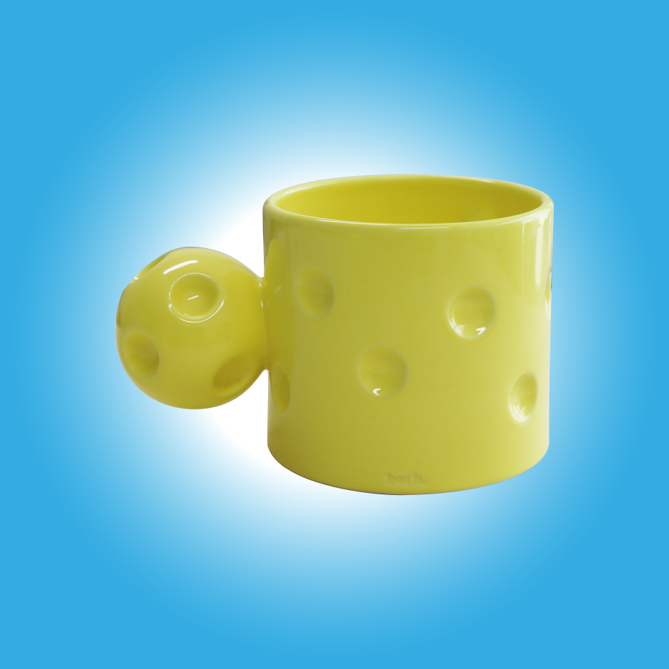 Signature sphere mug(glossy yellow)