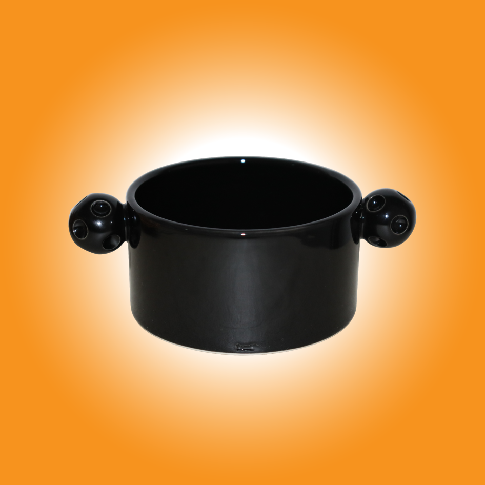 Pucca cereal bowl(glossy black)