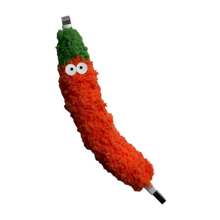 Fuzzy mini cable_Carrot