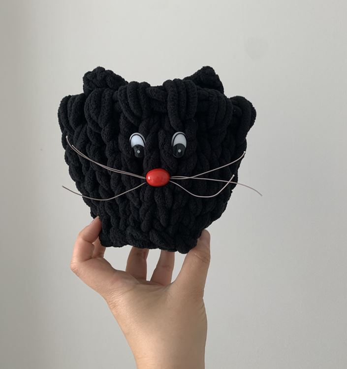 애니몰 보송보송 바구니 Animal Pluffy basket _Little Cat 2