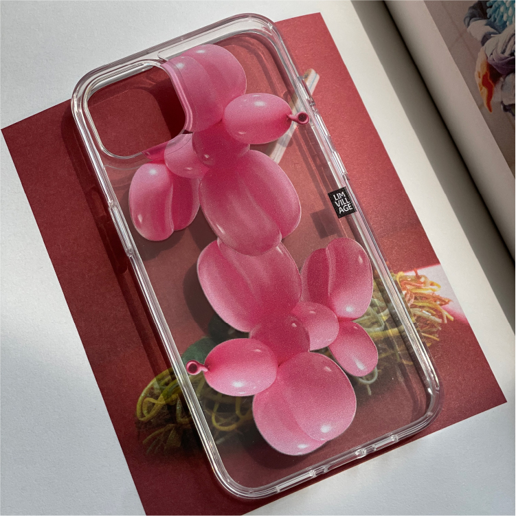 pink balloon case