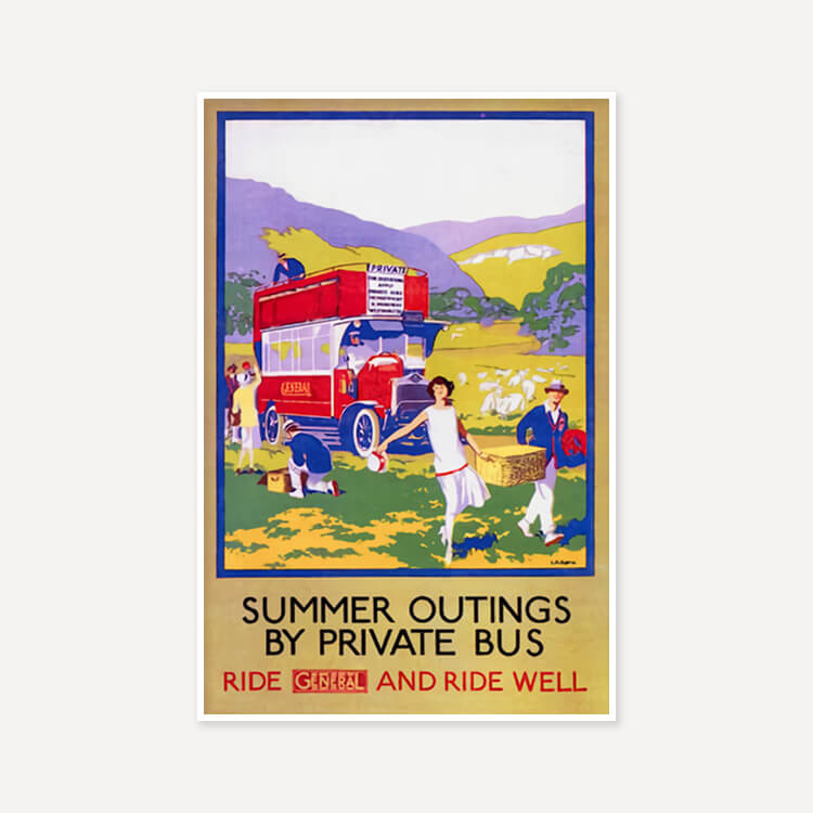 Summer Outings by Private Bus, 1926