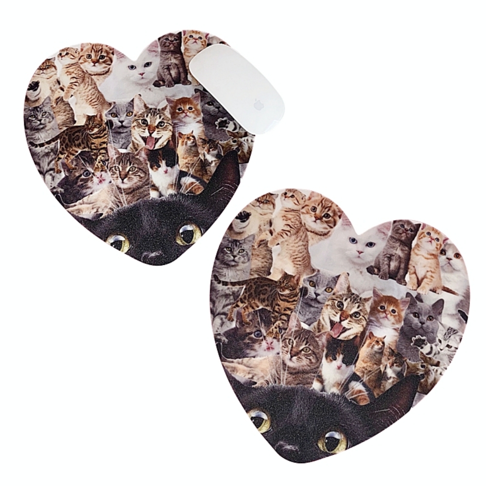 Love cat mouse pad