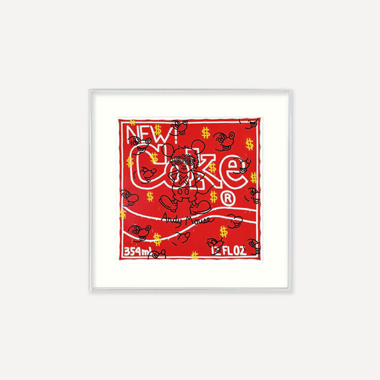 키스 해링 / Andy Mouse - New Coke, 1985