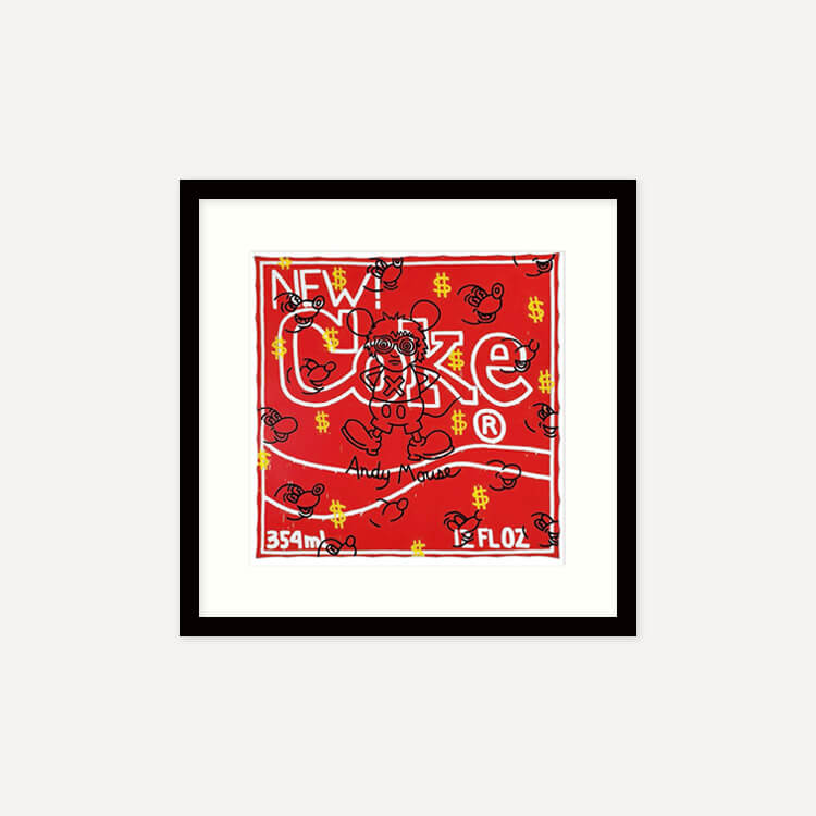 키스 해링 / Andy Mouse - New Coke, 1985