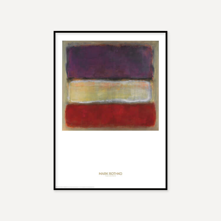 마크 로스코 / Purple, White and Red, 1953